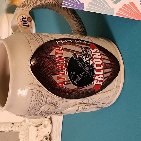 Other - Vintage 1999 Atlanta Falcons beer stein stoneware Mug 6" height